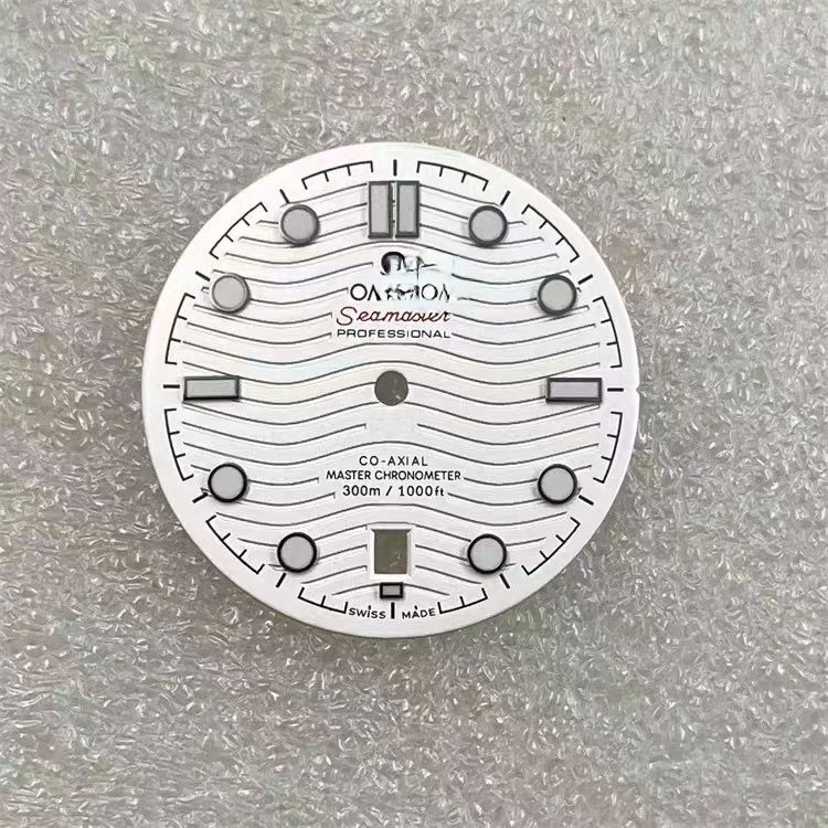 DIY 31mm Luminous Watch Dial Suitable for 2836 / 8215 Movement Seamaster 300