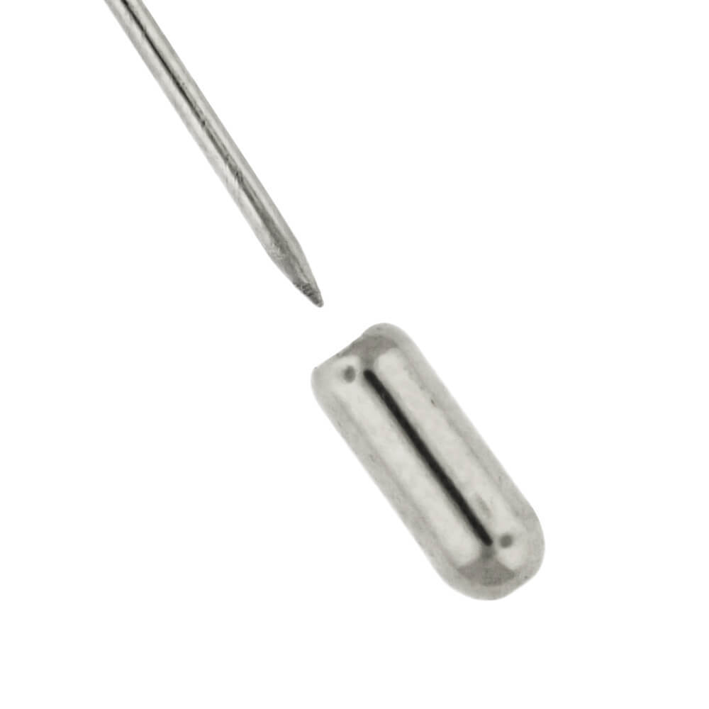 25 Pack – PinMart’s Tie Pin Backing Lapel Stick Pin End Cap – Gold or Silver