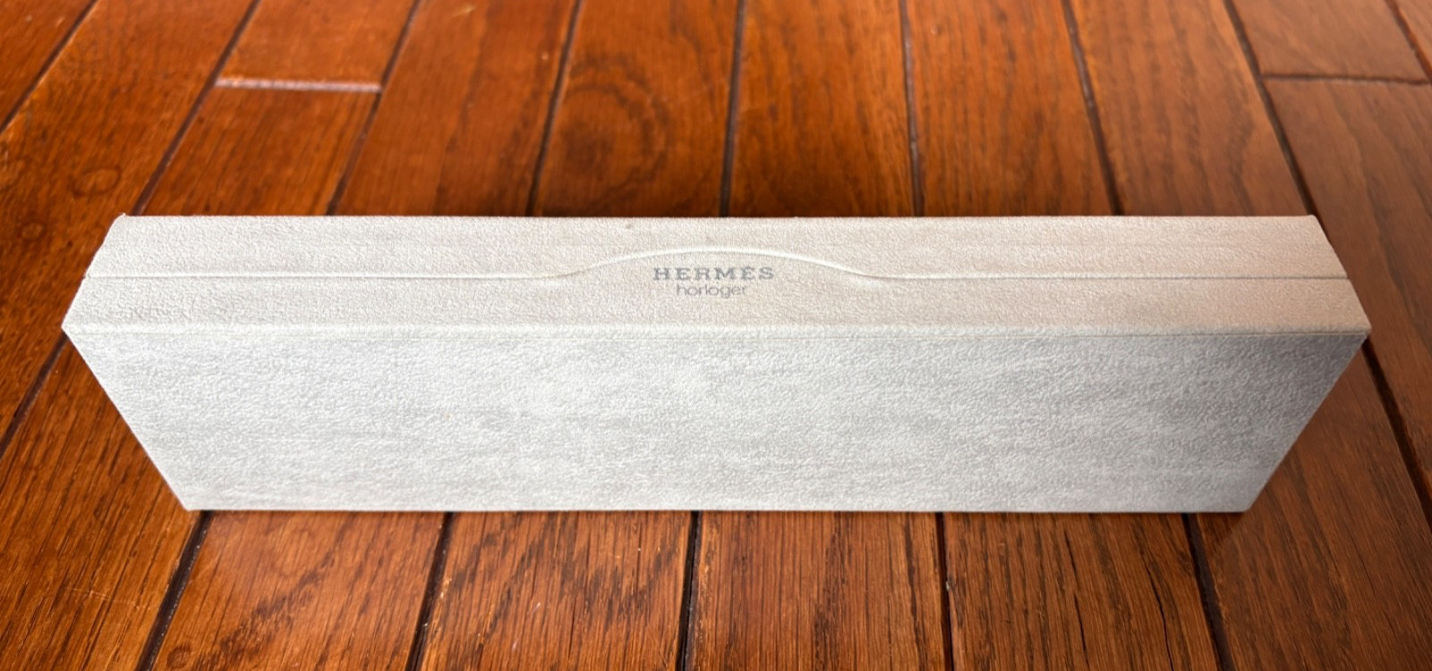 Hermes genuine Empty Watch case made of Leather Good Condition #M80