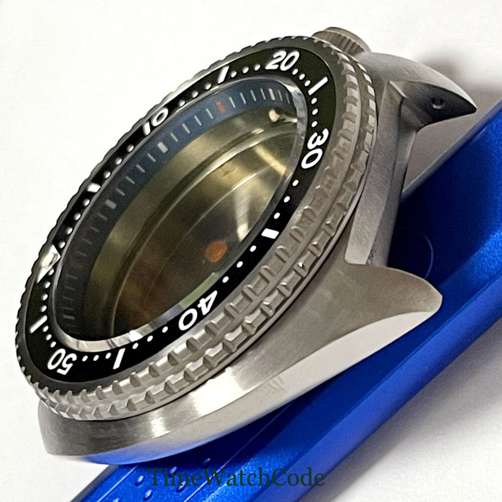 Titanium Watch Case Fit For NH35 NH36 20ATM 200M AR Coating Sapphire Crystal
