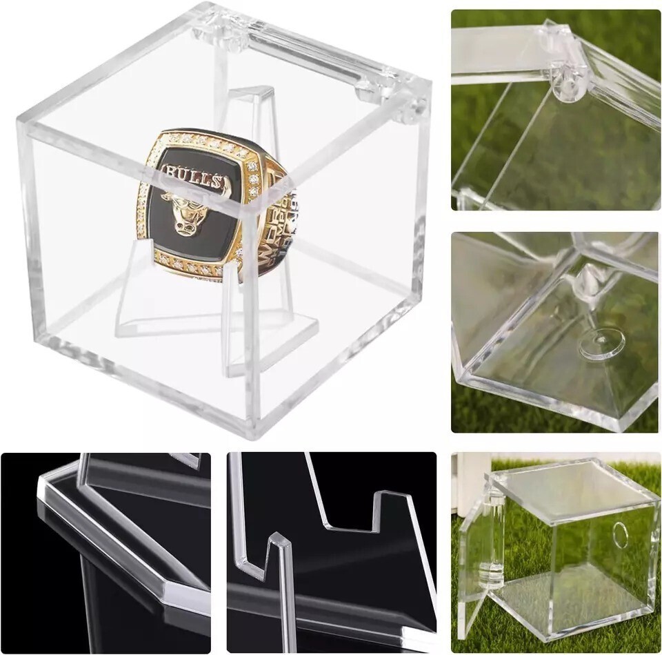 Championship Ring Display Case Clear Acrylic Championship Ring Holder Box A…