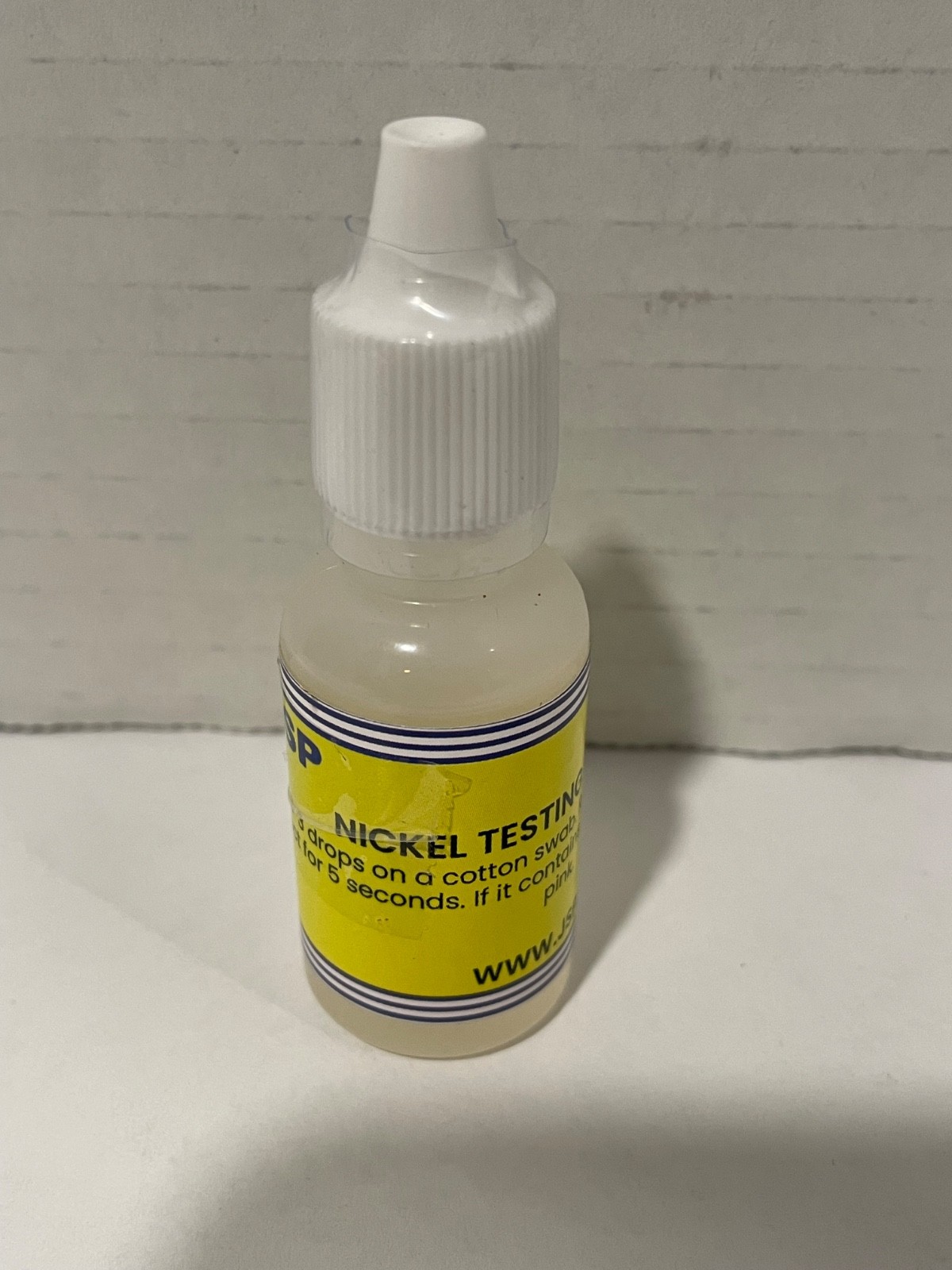 JSP NICKEL TESTING SOLUTION BIG BOTTLE 15ML. Nickel Testing Solution Acid