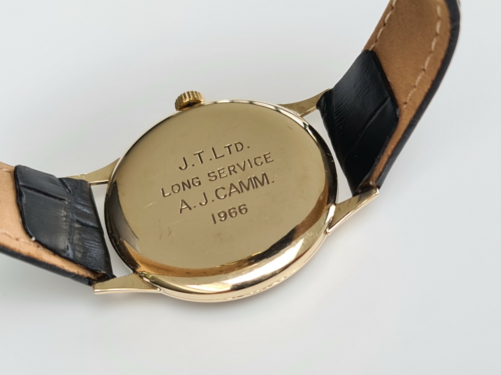 Leather Open Ended Wristwatch Strap for Fixed Lugs military army watches