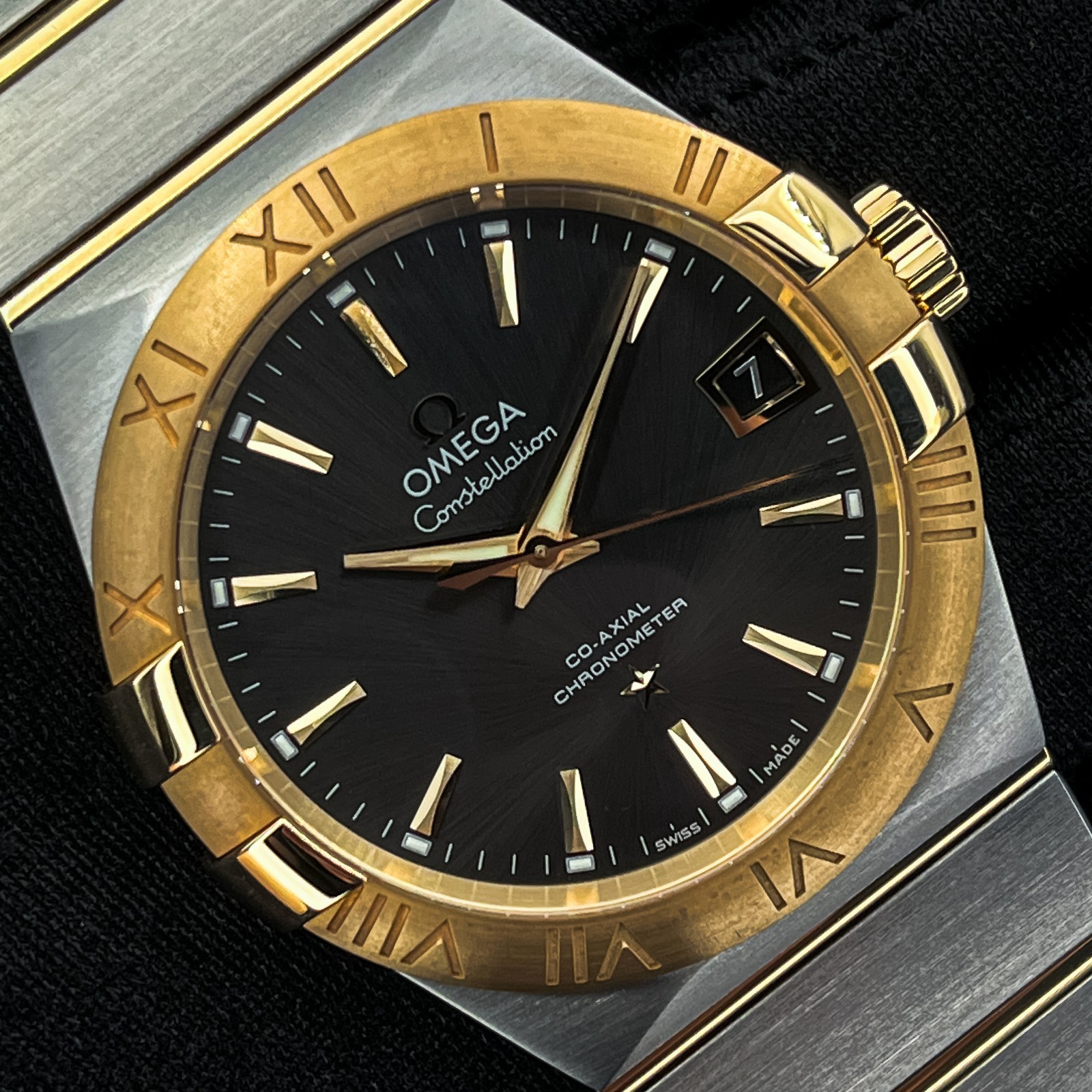 Omega Constellation Grey Dial Two-Tone Bracelet – 38MM -REF 123.20.38.21.06.001