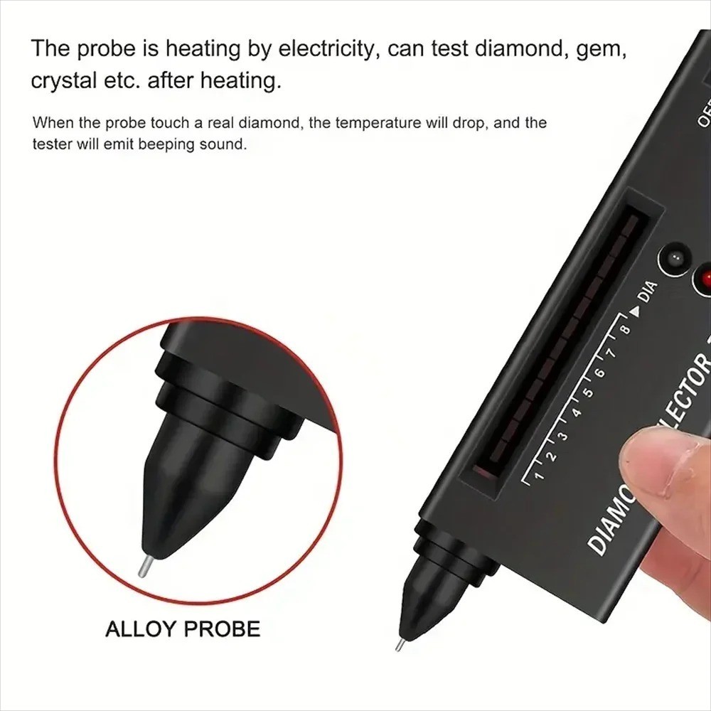 Gold Silver Diamond Tester Selector Gemstone Testing Kit Digital Electronic Tool