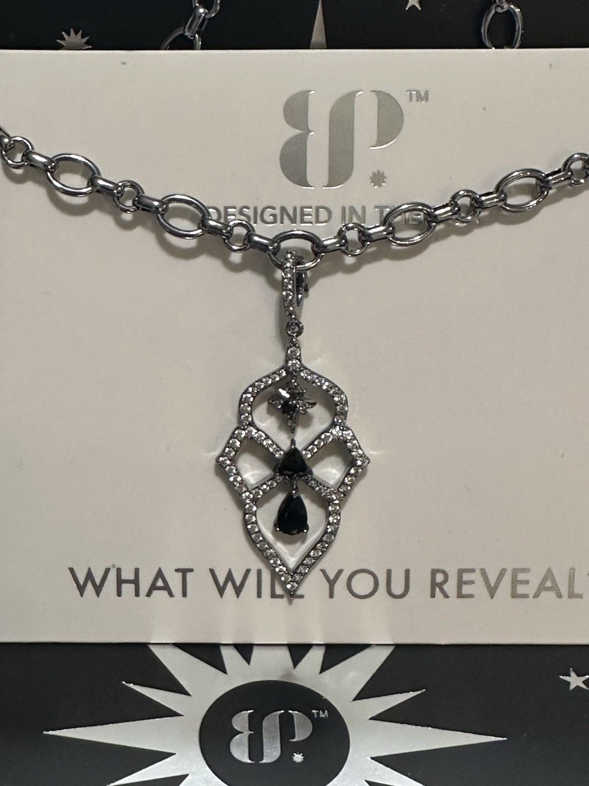 Bomb Party Obsidia Collection Stardust Falls Necklace
