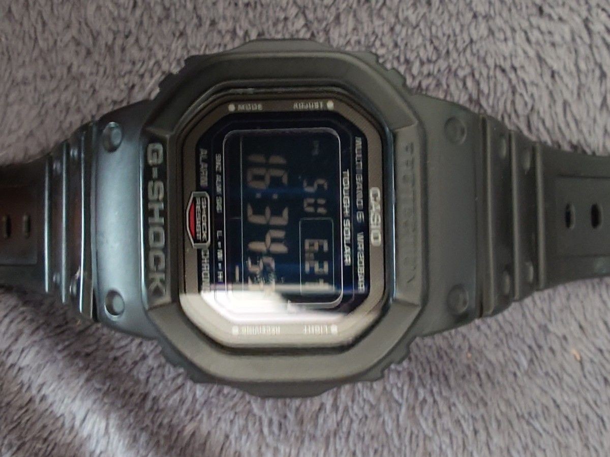 Rare CASIO G SHOCK GW 5000B MULTI BAND 6 Tough Solar Radio Clock