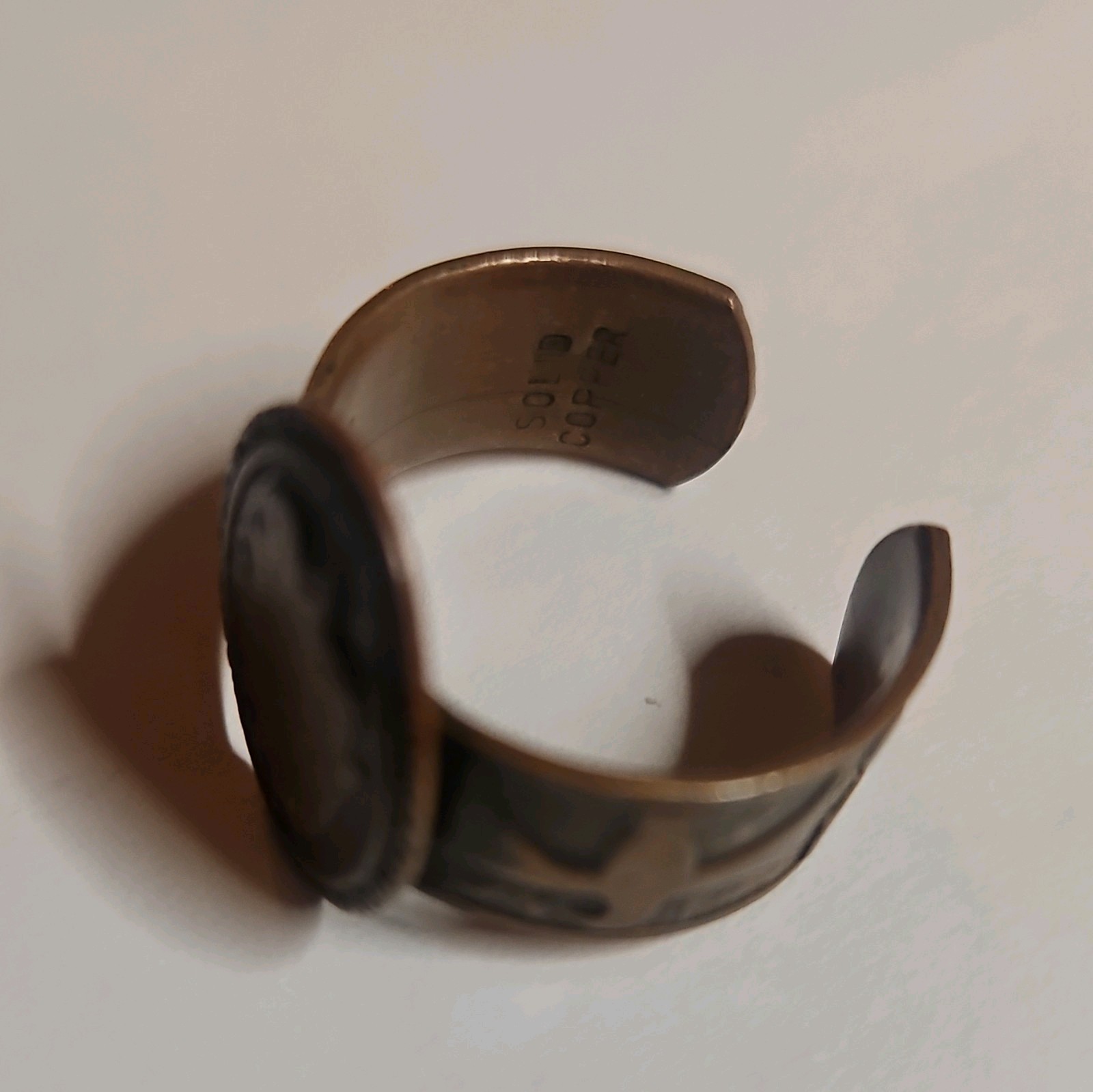 American Trading Post Vintage Adjustable Ring- Solid Copper Native American