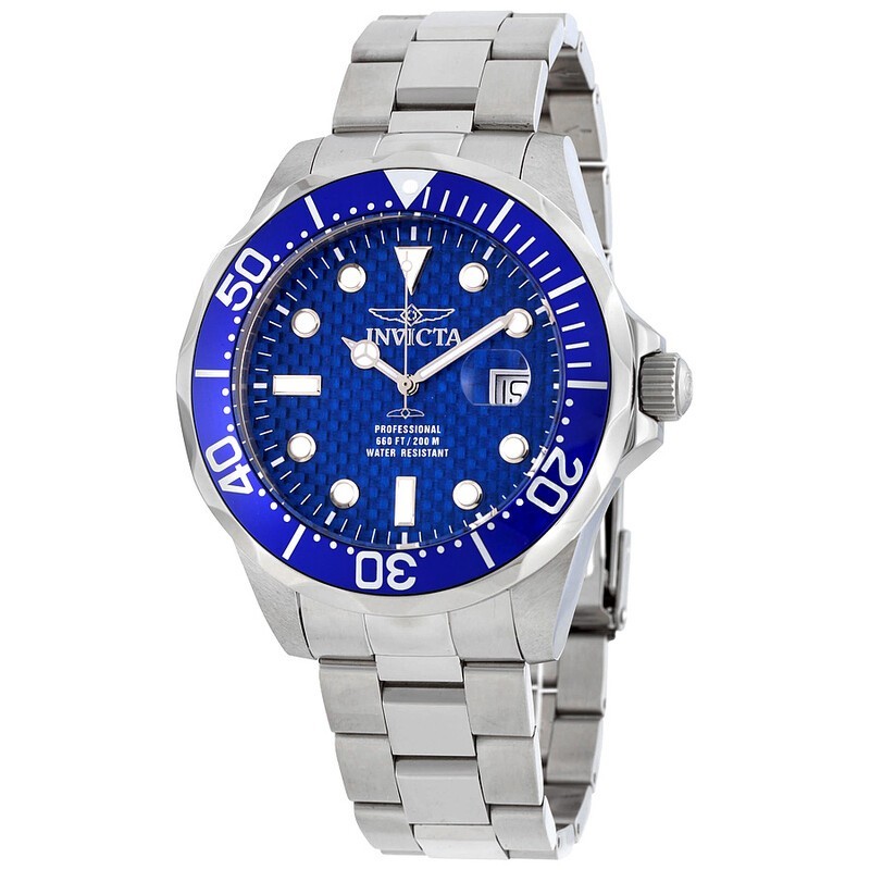 Invicta Grand Diver 12563 Automatic Men’s 47mm Blue Dial Stainless Steel Watch