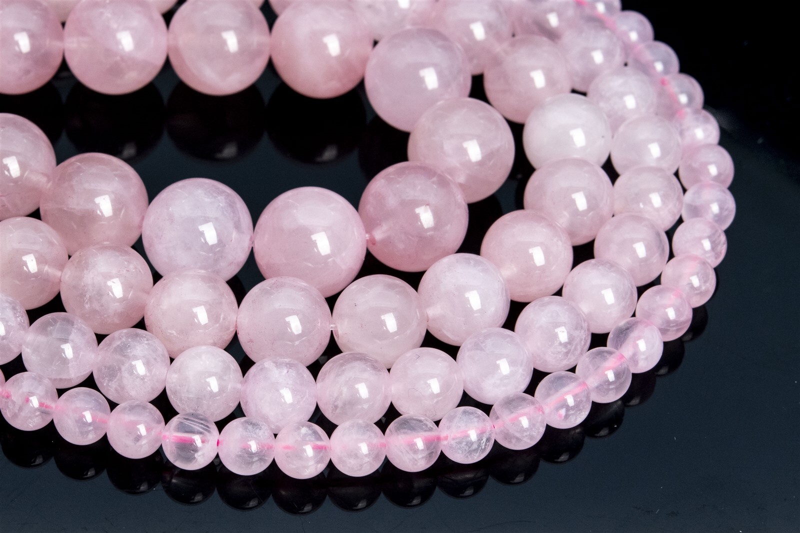 Natural Madagascar Rose Quartz Beads AAA Pink Round Loose Beads 6/8/9/10/11MM