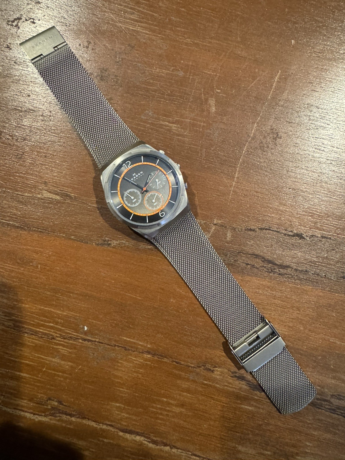 Skagen Chronograph Titanium Mesh Bracelet