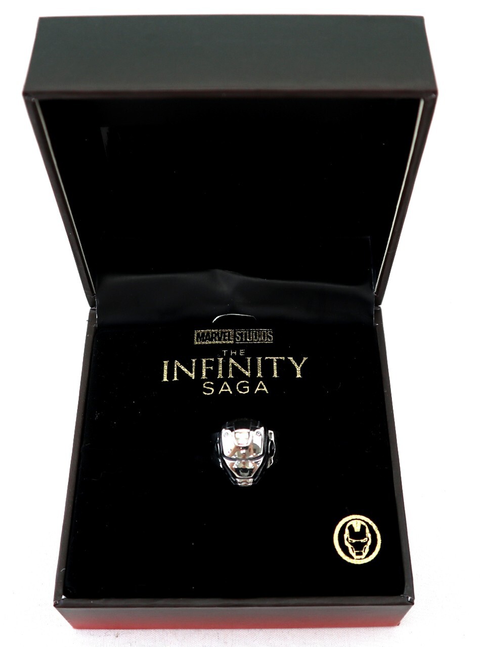 RockLove x Marvel Infinity Saga Iron Man Helmet Ring Size 7 Sterling Silver