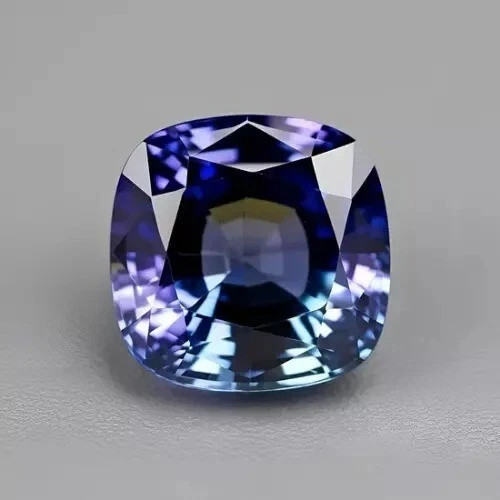 8 Ct+ Natural AAA+ CERTIFIED Alexandrite Color Change Cushion Cut Loose Gemstone