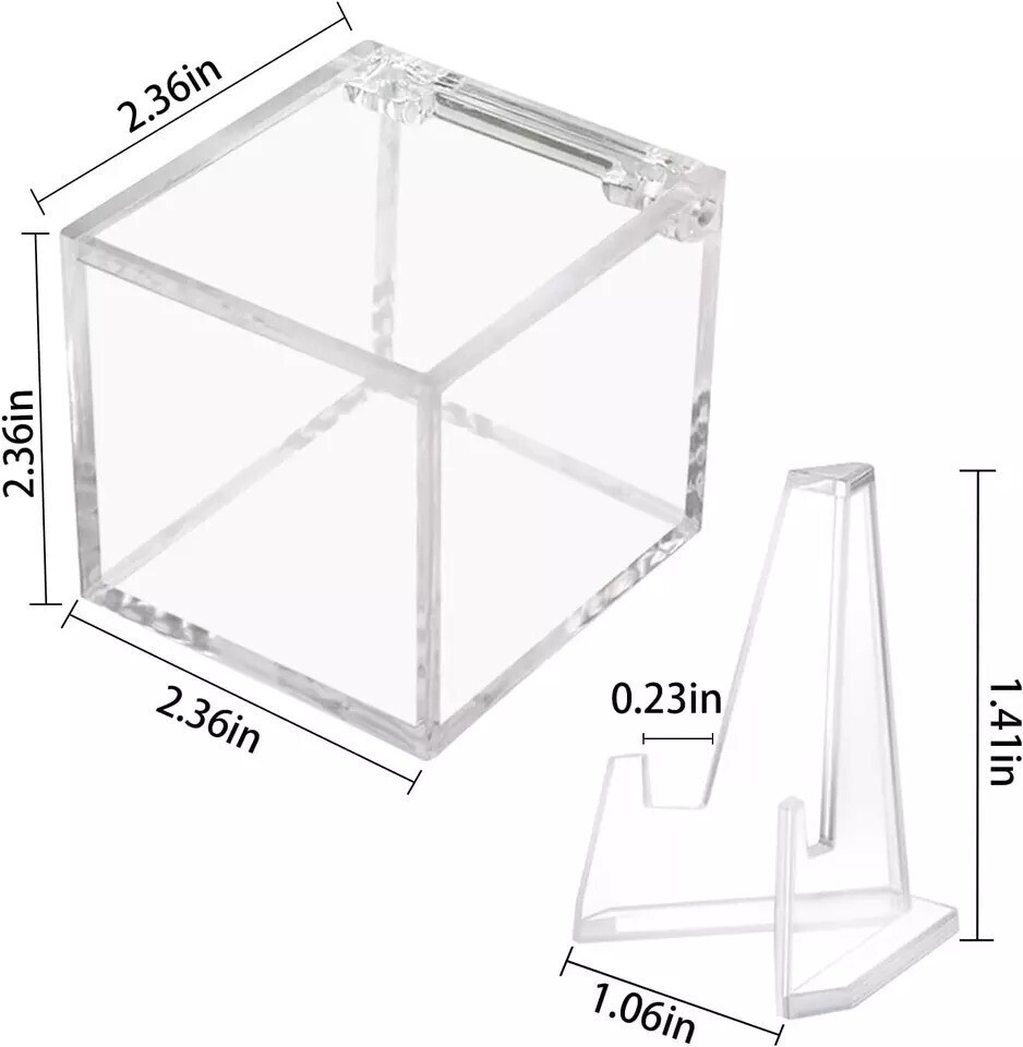 Championship Ring Display Case Clear Acrylic Championship Ring Holder Box A…