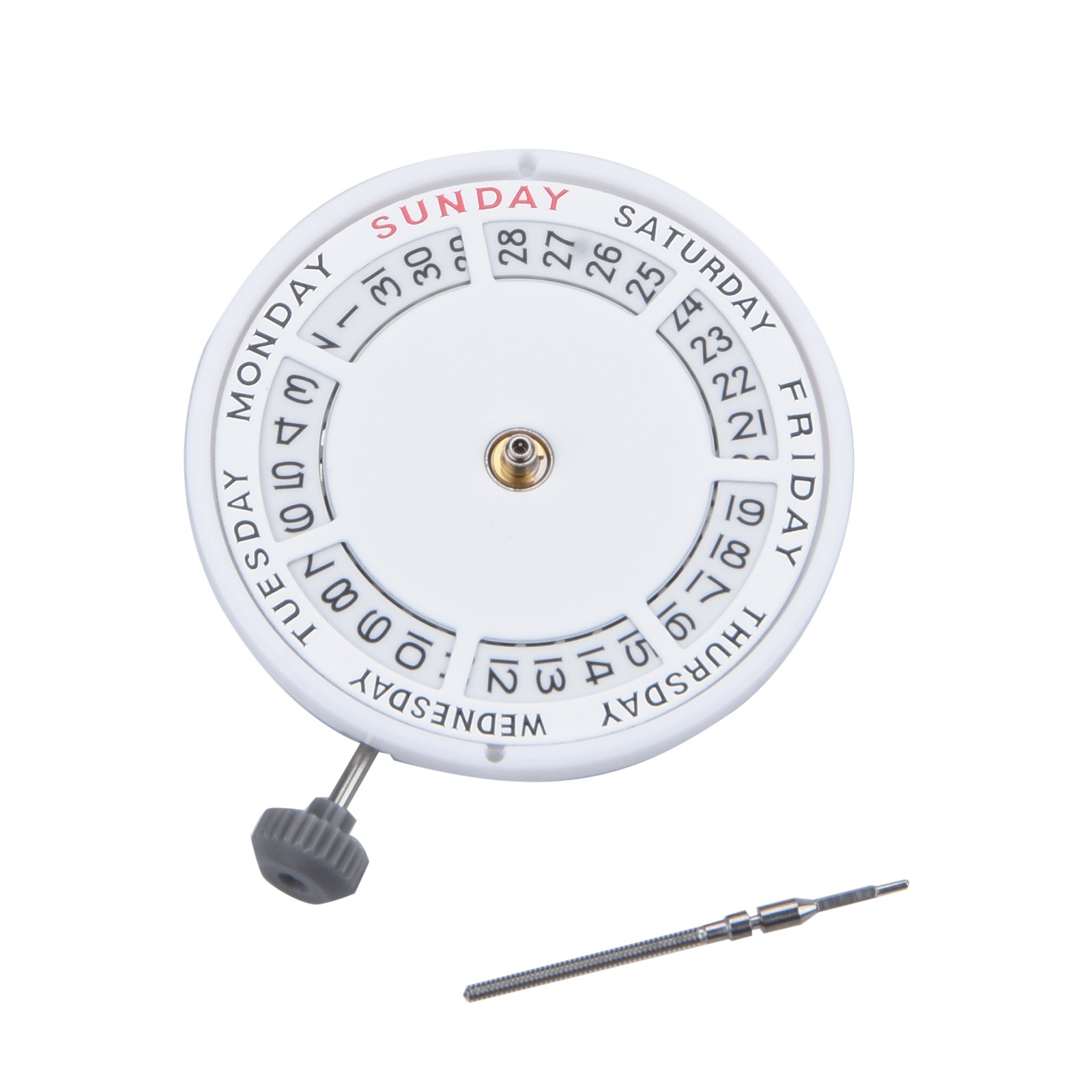 21 Jewels 3 Hands Double Calendar Mechanical Watch Movement For Miyota 8285