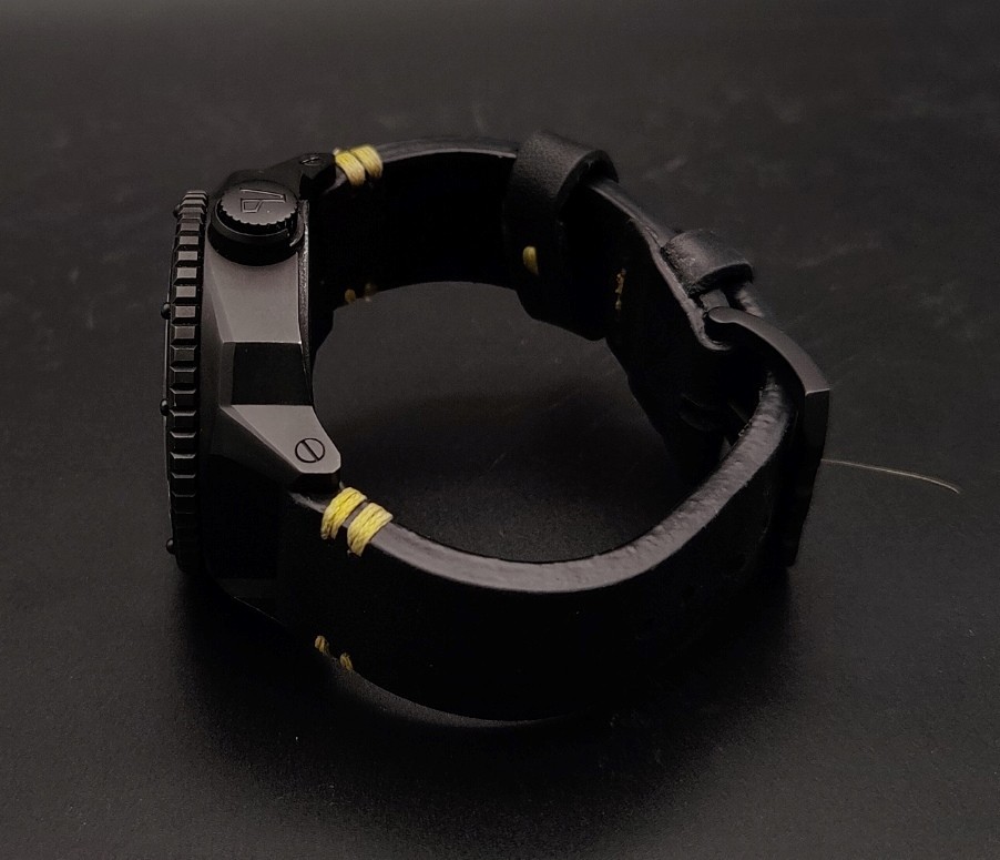Allesandro Baldieri Magnum M48 Limited Edition Dive Watch Black PVD Bezel $1200