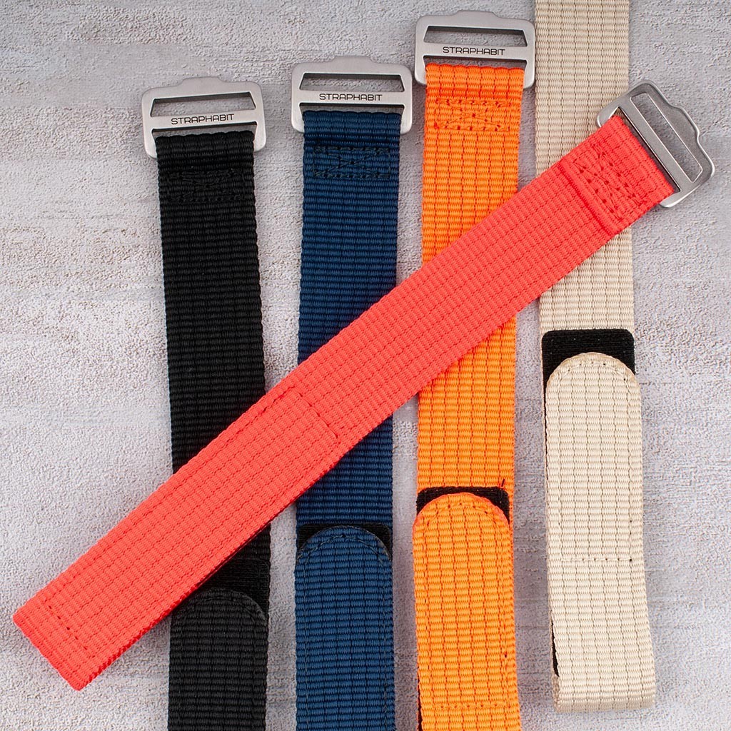 Hook and Loop Single Pass Watch Straps