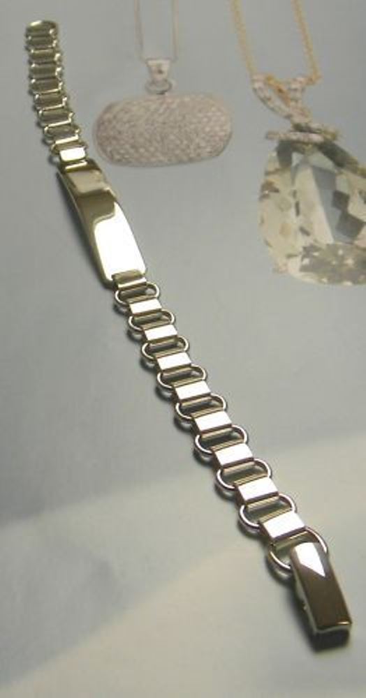 Things Remembered STERLING SILVER 92.5 designer id BRACELET 12GRAMS MADE IN USA