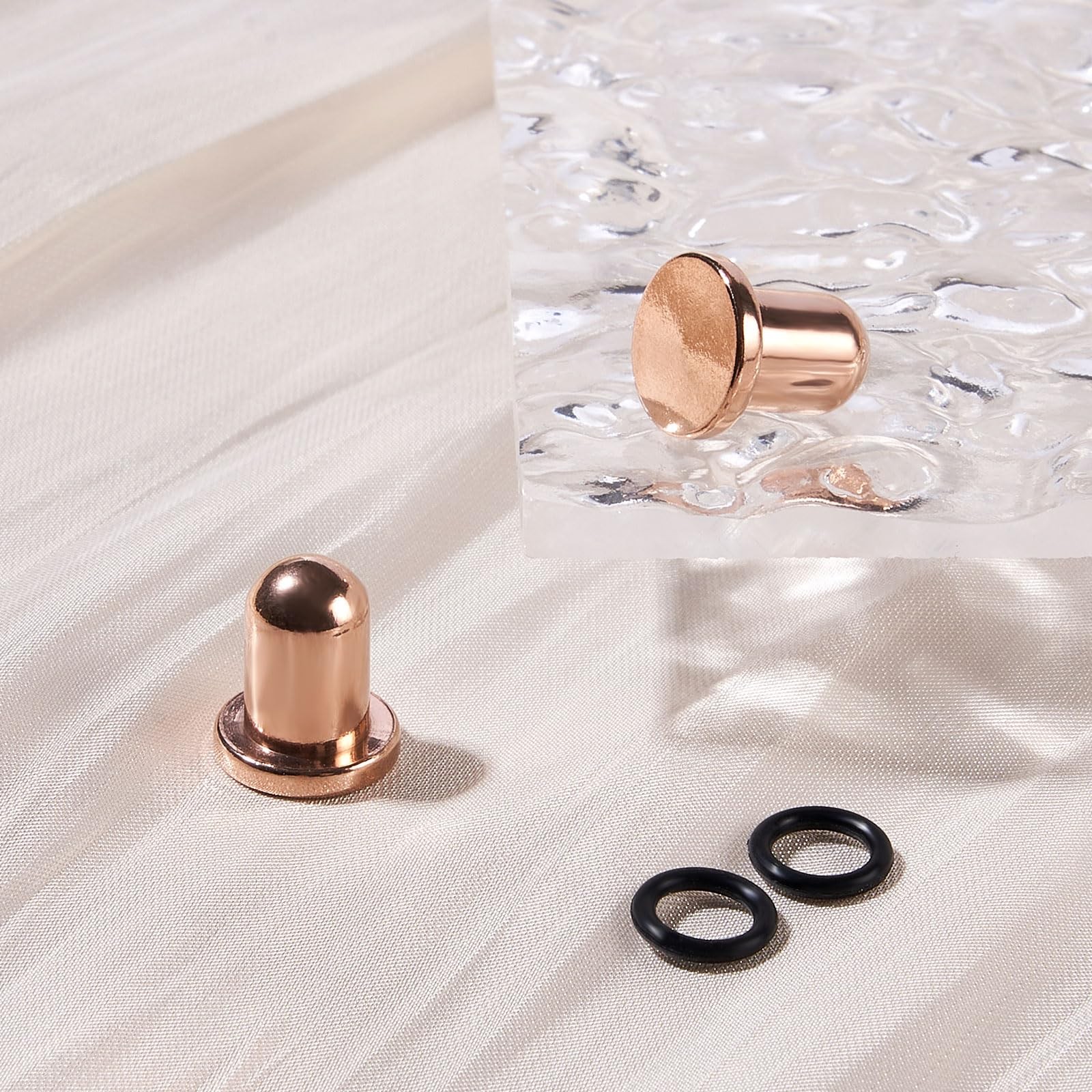 18 PCS Ear Gauges Stretching Kit Stainless Steel Plugs 14G-00G Taper Set