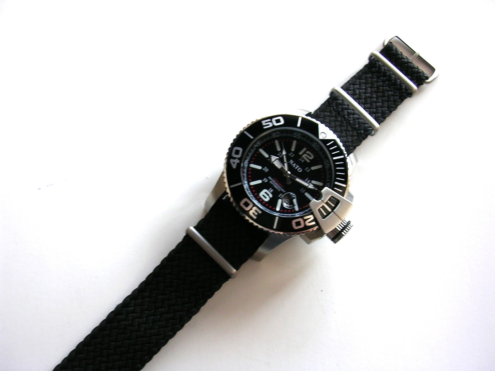 Perlon NATO G10 ® Braided Woven Heavy Nylon watch band strap IW SUISSE 18-20-22m