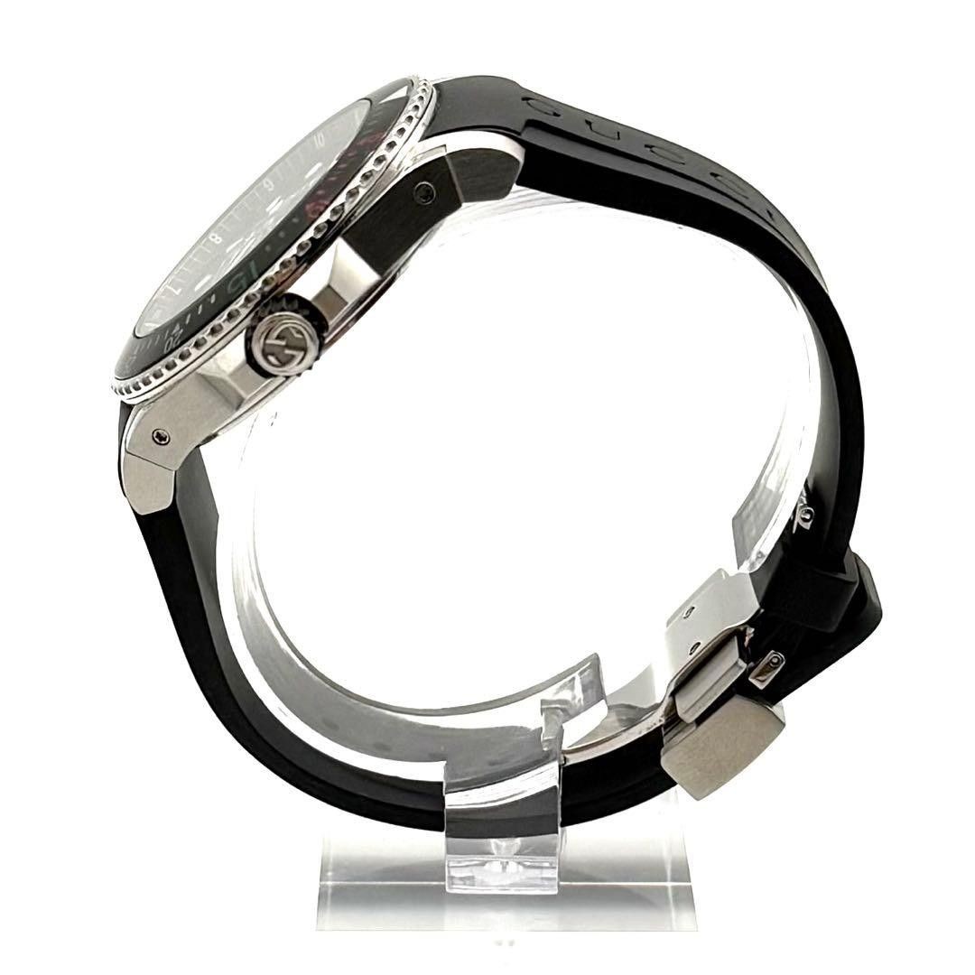 [B1P] GUCCI Dive Quartz Watch Black Dial Stainless Steel [z5m]