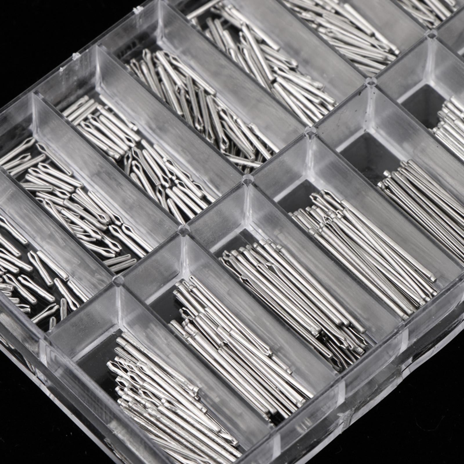 360Pack 6-23mm Watch Band Link Cotter Pin Assortment 0.9mm Bracelet Strap Bar a
