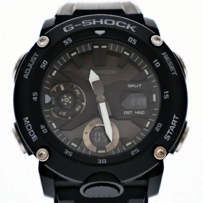 Used CASIO G SHOCK GA 2000S 1AJF Shock Resistant Carbon Core Guard Structure 20