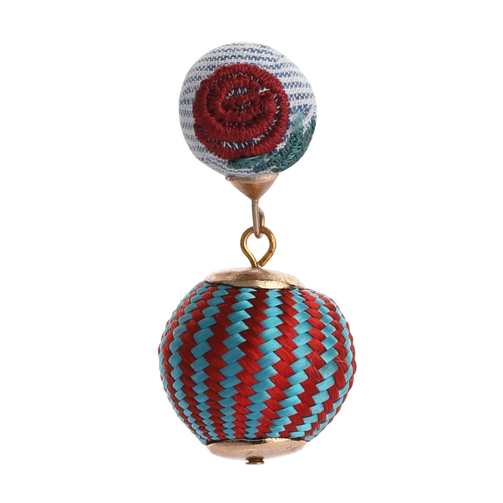 Handmade Ball Shape Multicolor Drop Dangle Fashion Earring