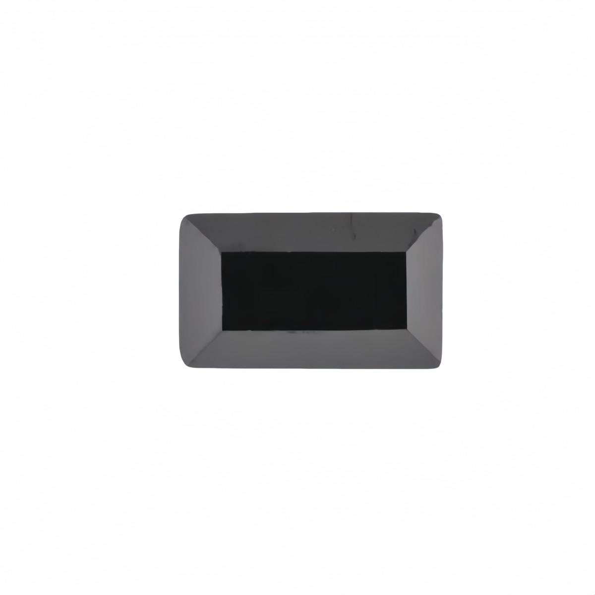Small Size Rectangle Faceted Natural Black Spinel Ideal for Wax Casting