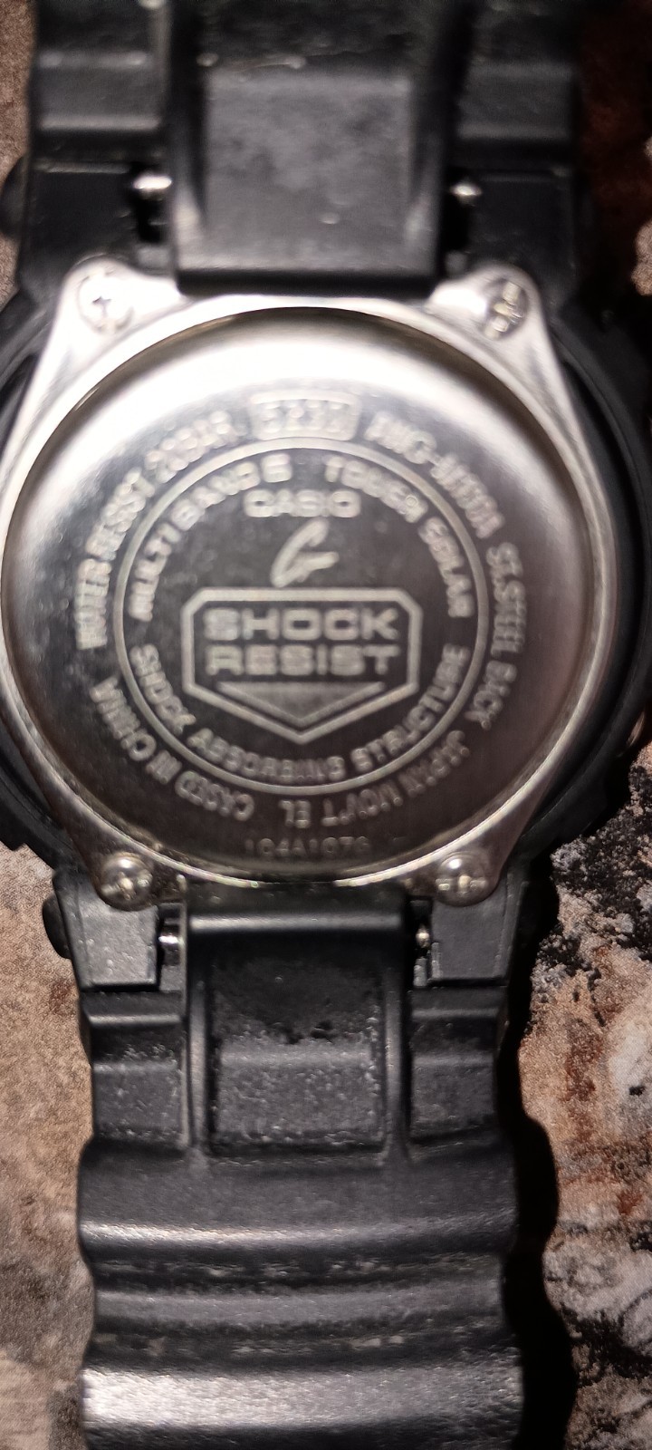 CASIO G SHOCK Watch AWG-M100A Black Blue