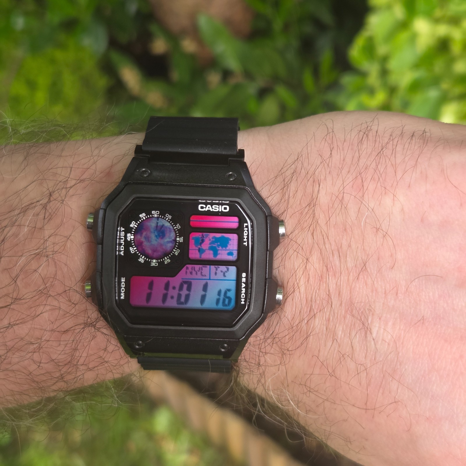 New Casio Royale AE1200 Mod – Event Horizon. Nebula Gradient. Hydromod.