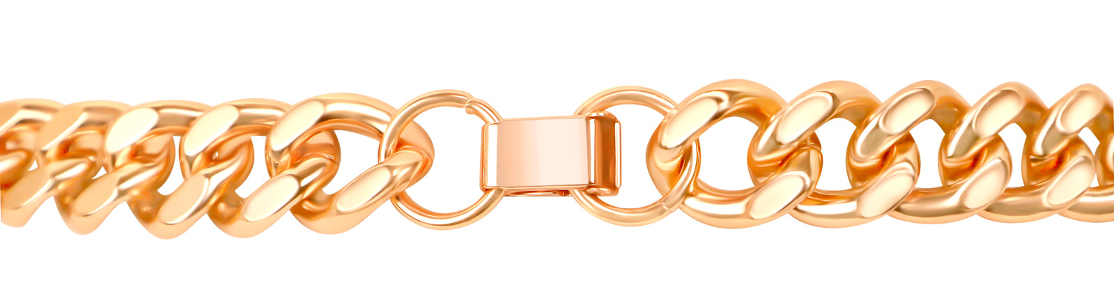 Solid Pure Copper Cuban Link Chain Bracelet Men Arthritis Pain Relief Wide Rider