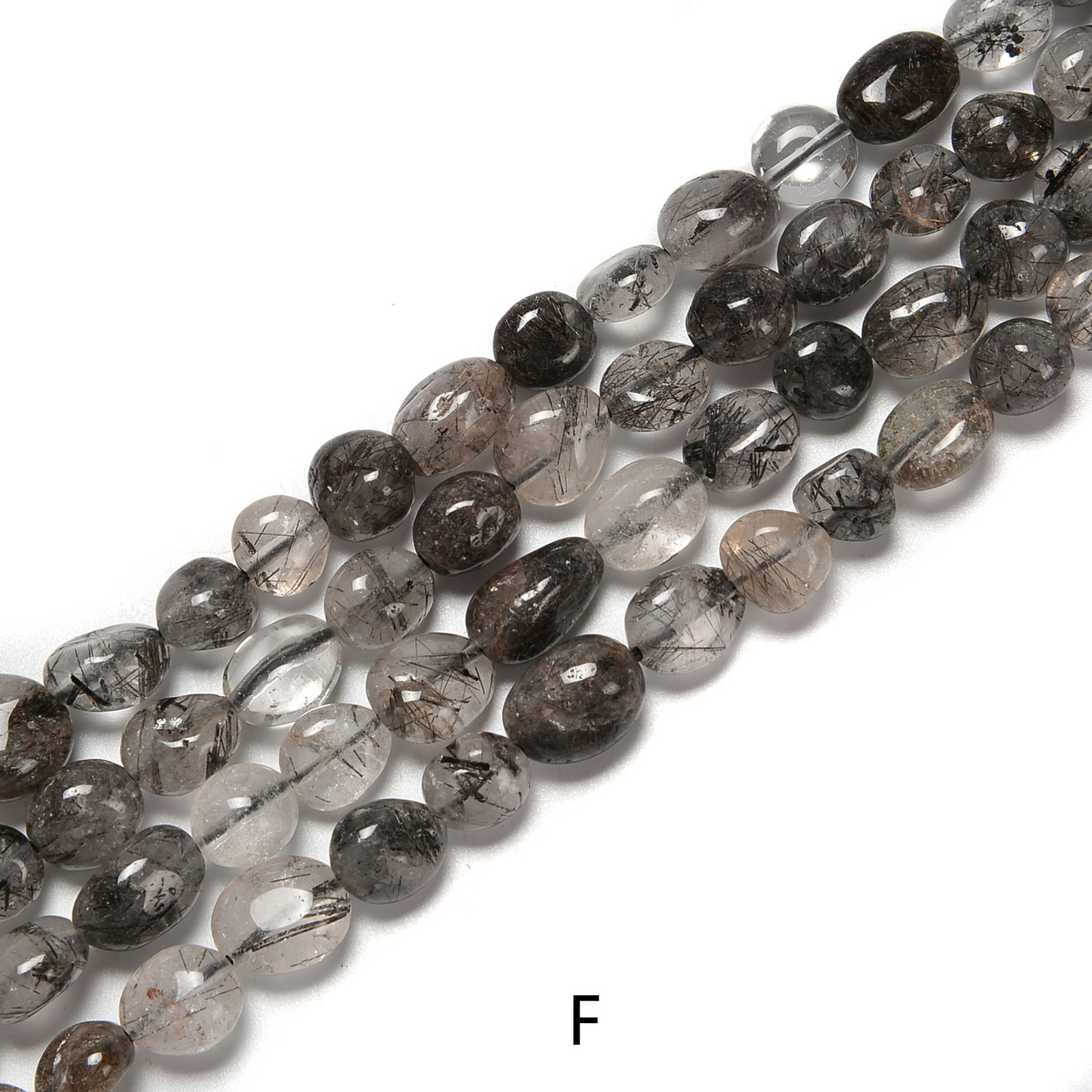 Multi Natural Gemstone Pebble Nugget Beads Size Approx 8x10mm 15.5” Strand