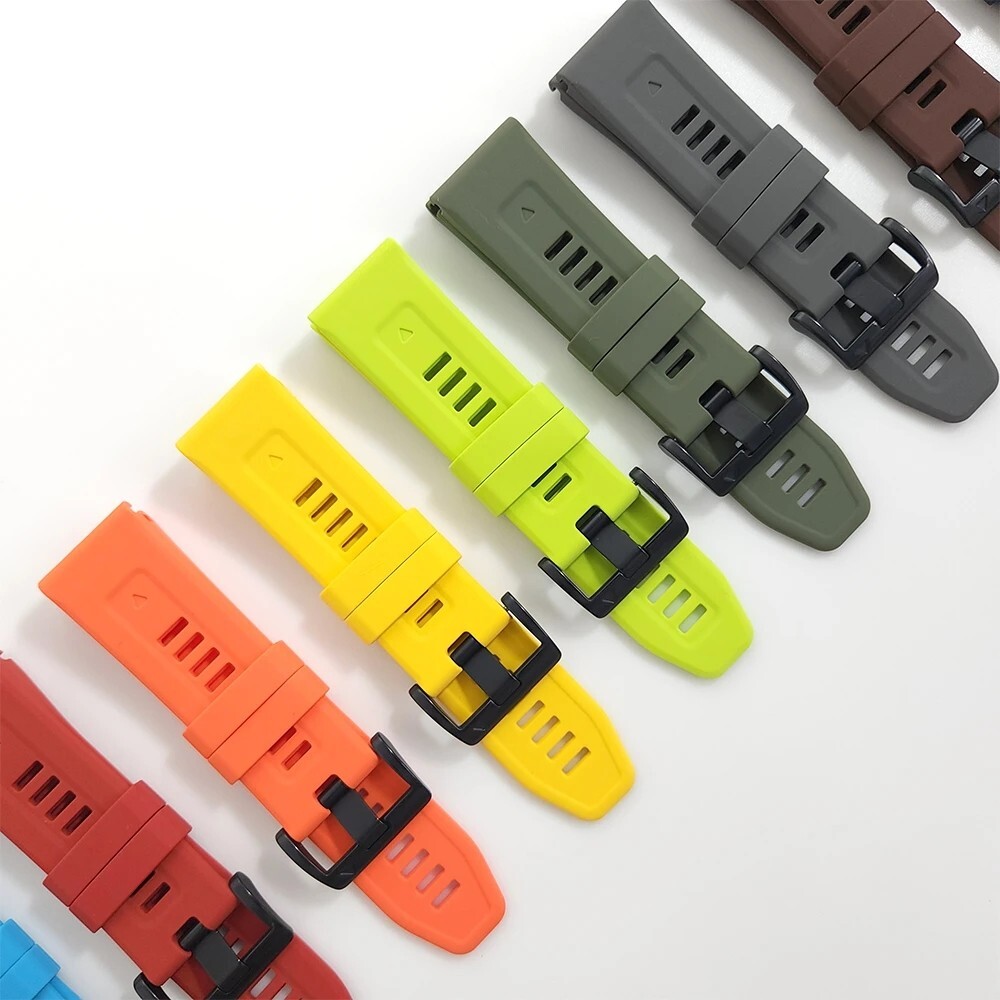 QuickFit 22mm 26mm Strap for Garmin Epix Gen 2 Silicone Band for Garmin Watches