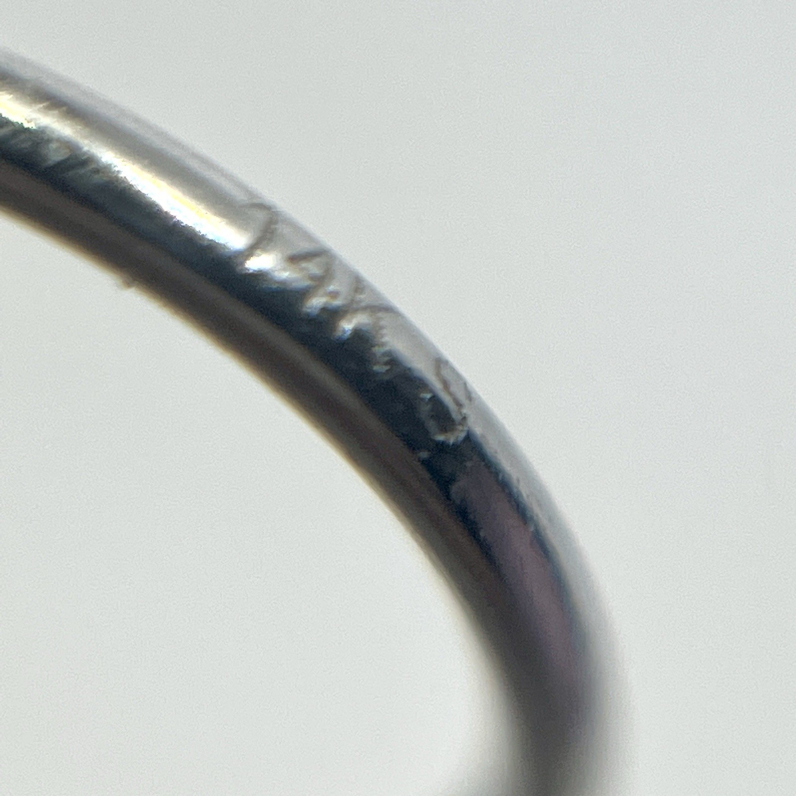 14K White Gold Small 10mm Endless Hoop Earrings .20g – New