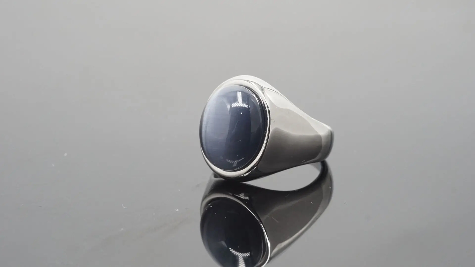 Multi Color Stone Vintage Stainless Steel Fashion Trendy Rings Size 7-12