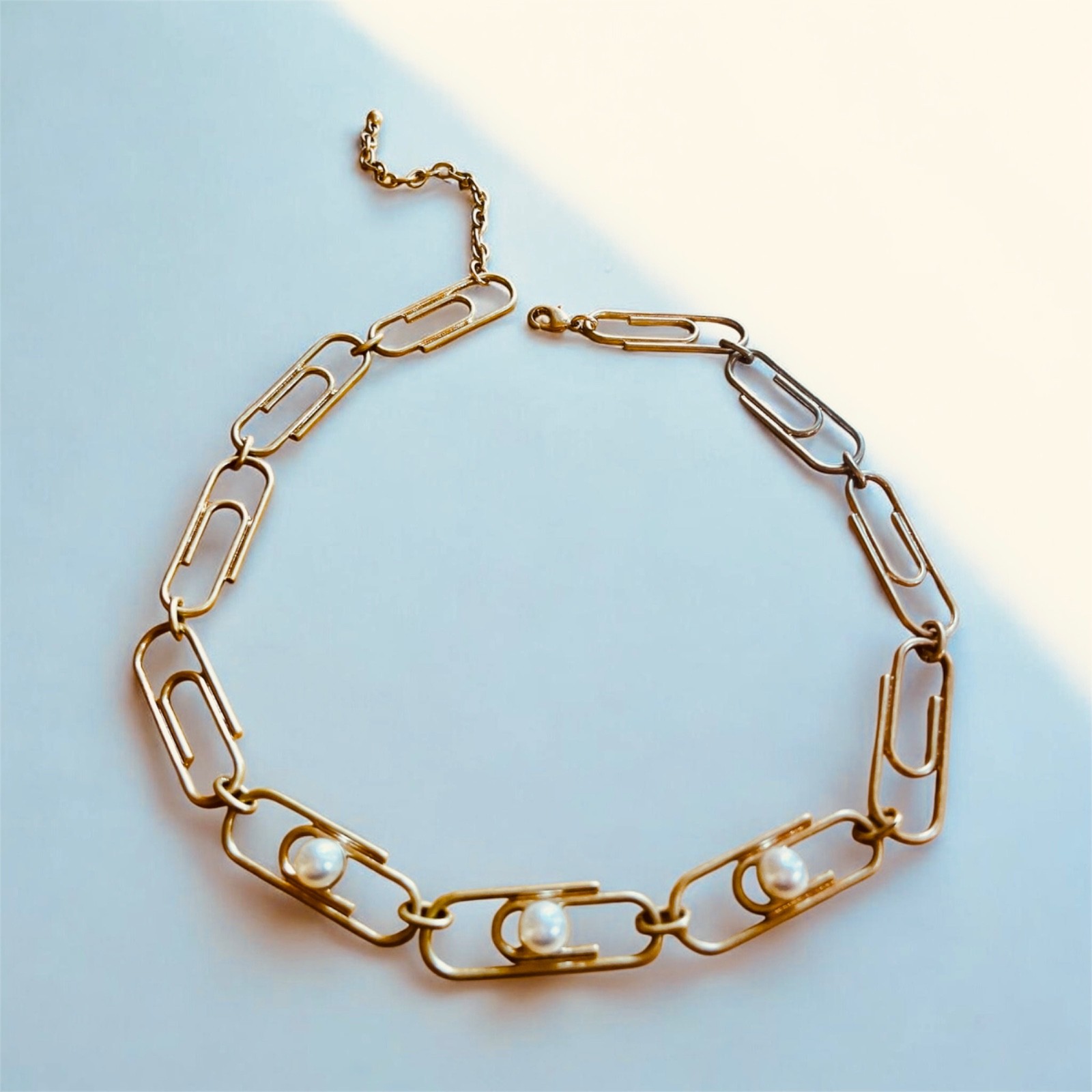 Vintage Paperclip Necklace