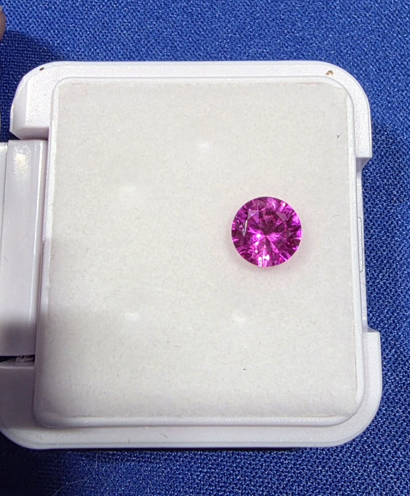 Natural Pink Ruby 7mm Round Cut 1.90ct Unheated Loose Gemstone Sri Lanka