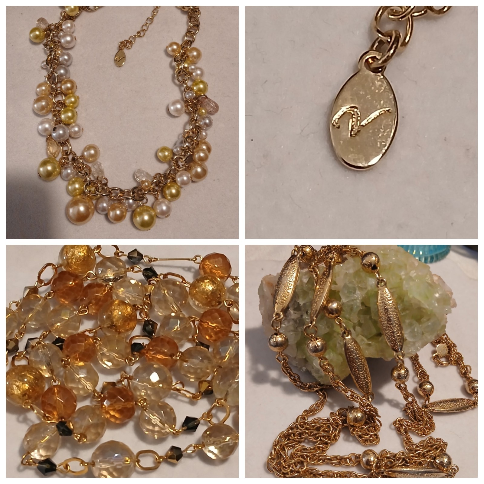 Mixed Vanity & Accessories Jewelry Lot (Includes Jewelry Box) More than 50 Pcs