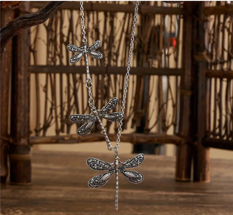 BRIGHTON BEACH Dragonfly Pendant Necklace