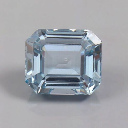 AAA Natural Flawless Brazilian Aquamarine Radiant Loose Gemstone Cut 10×12 MM