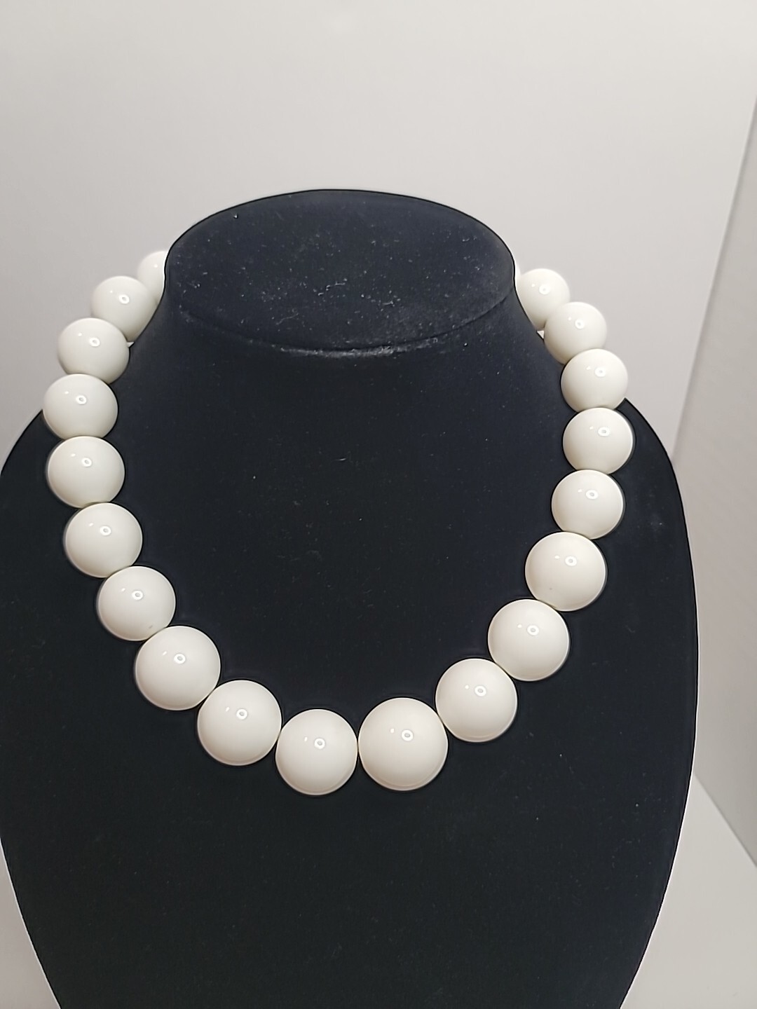 Lot of 3 Beaded Necklaces in Colors Blue, Black, And White – See Description