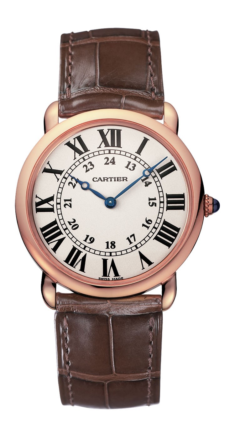 Cartier Ronde Louis 36mm W6800251 18K Rose Gold Unisex Watch