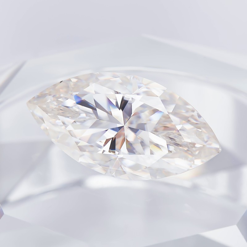 GRA Certification Full Size Marquise Cut 0.1-10ct Loose Moissanite D Color VVS1