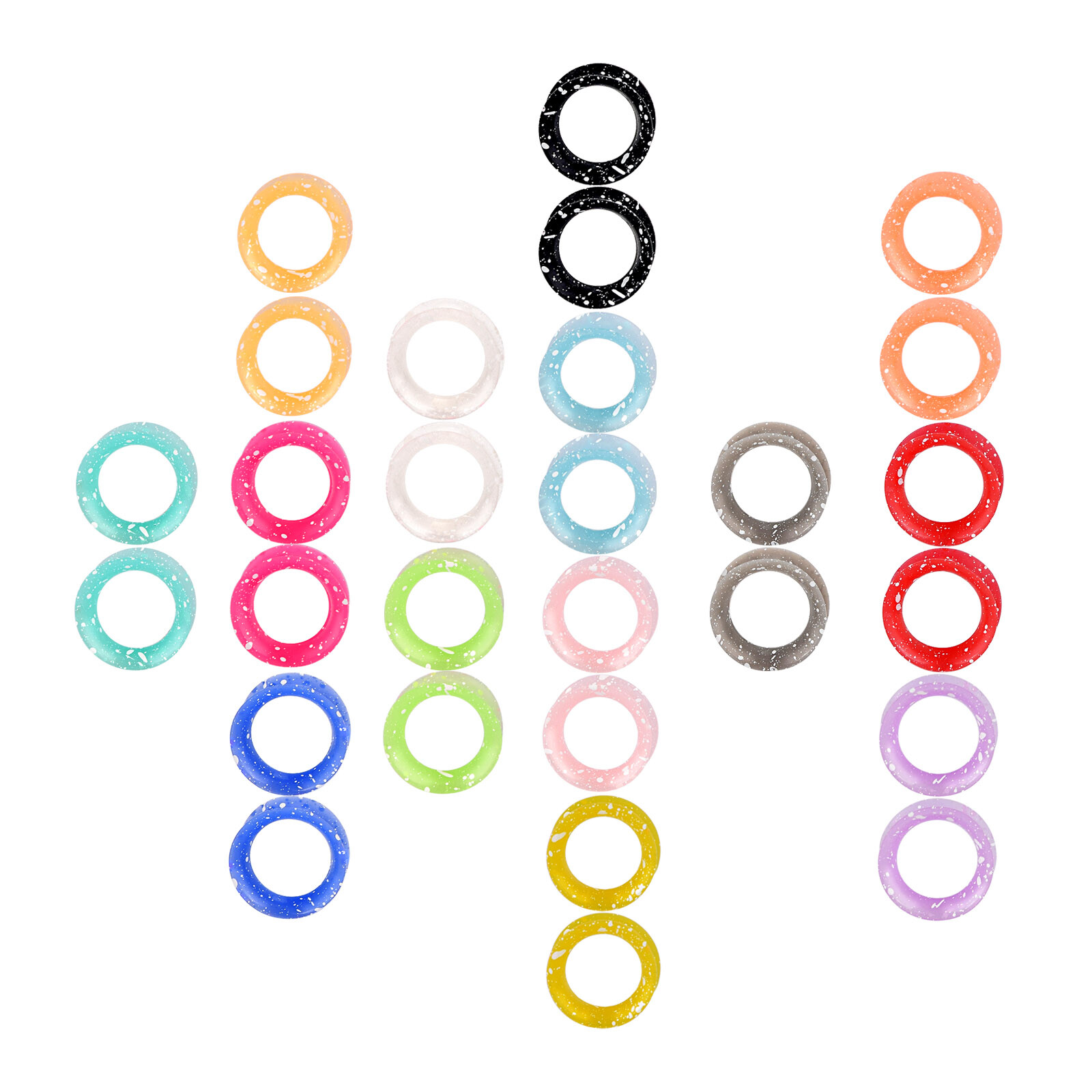 4PCS Silicone Ear Gauge Ultra Thin Flesh Tunnel Soft Earskin Piercing 2g-3/4”
