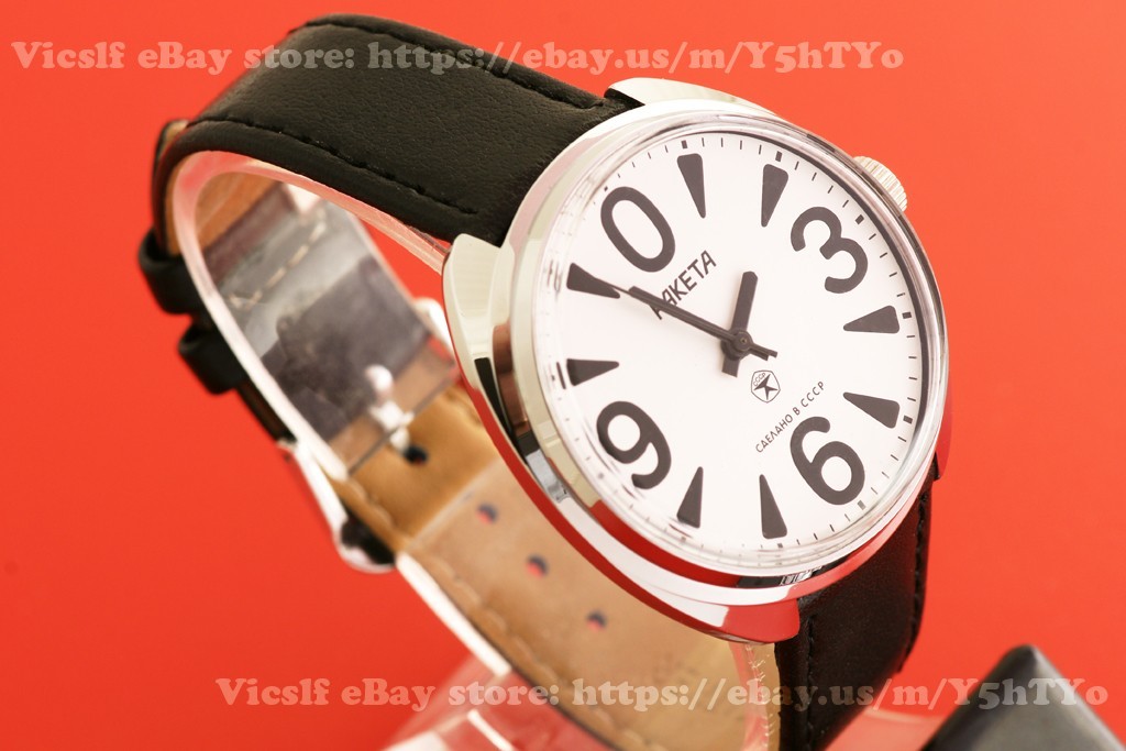 Raketa BIG ZERO Vintage Russian USSR RARE mechanical watch OLD stock NOS!!