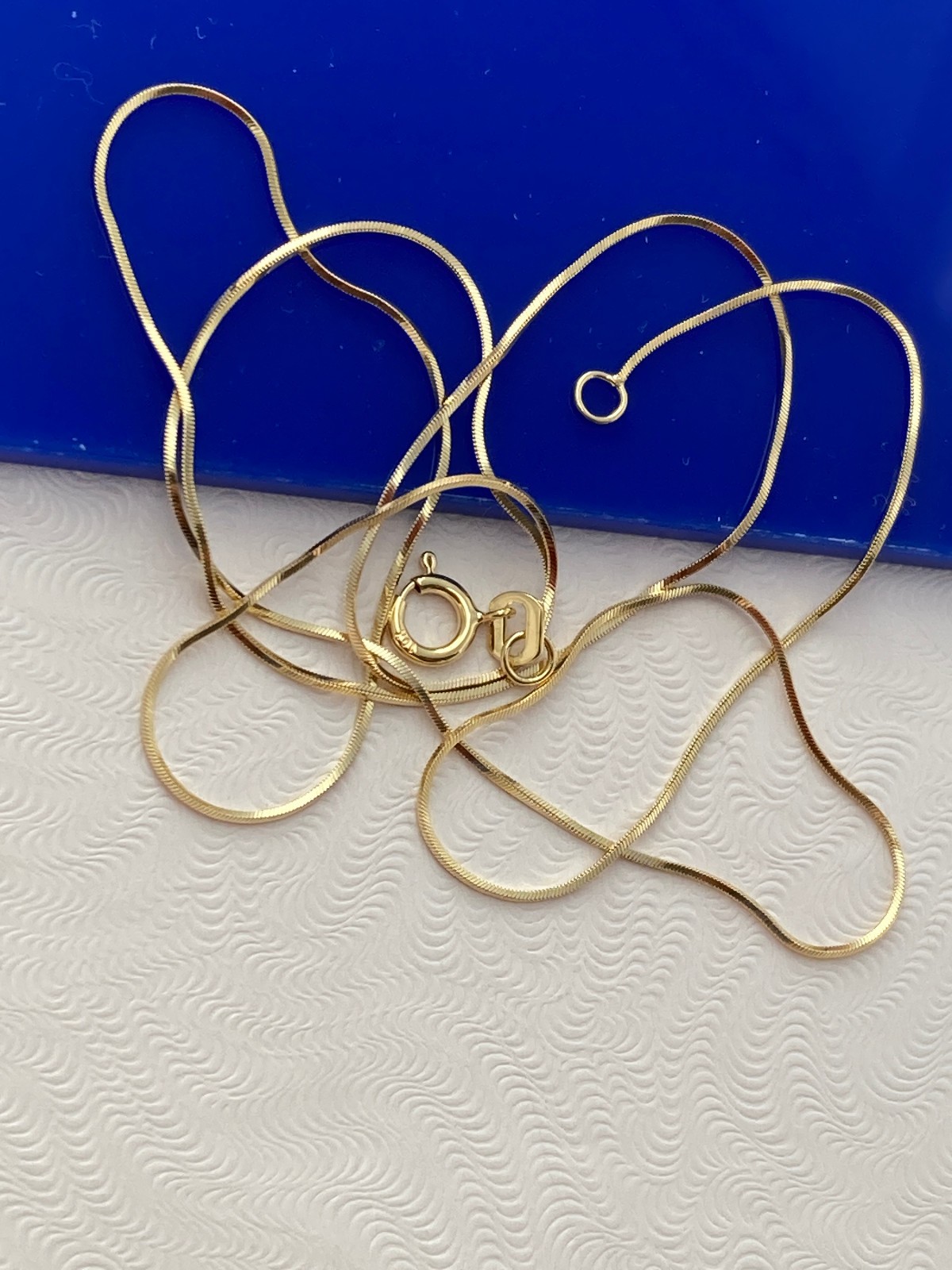 solid 10k gold snake necklace chain 3 thickness to choose real 10kt gold