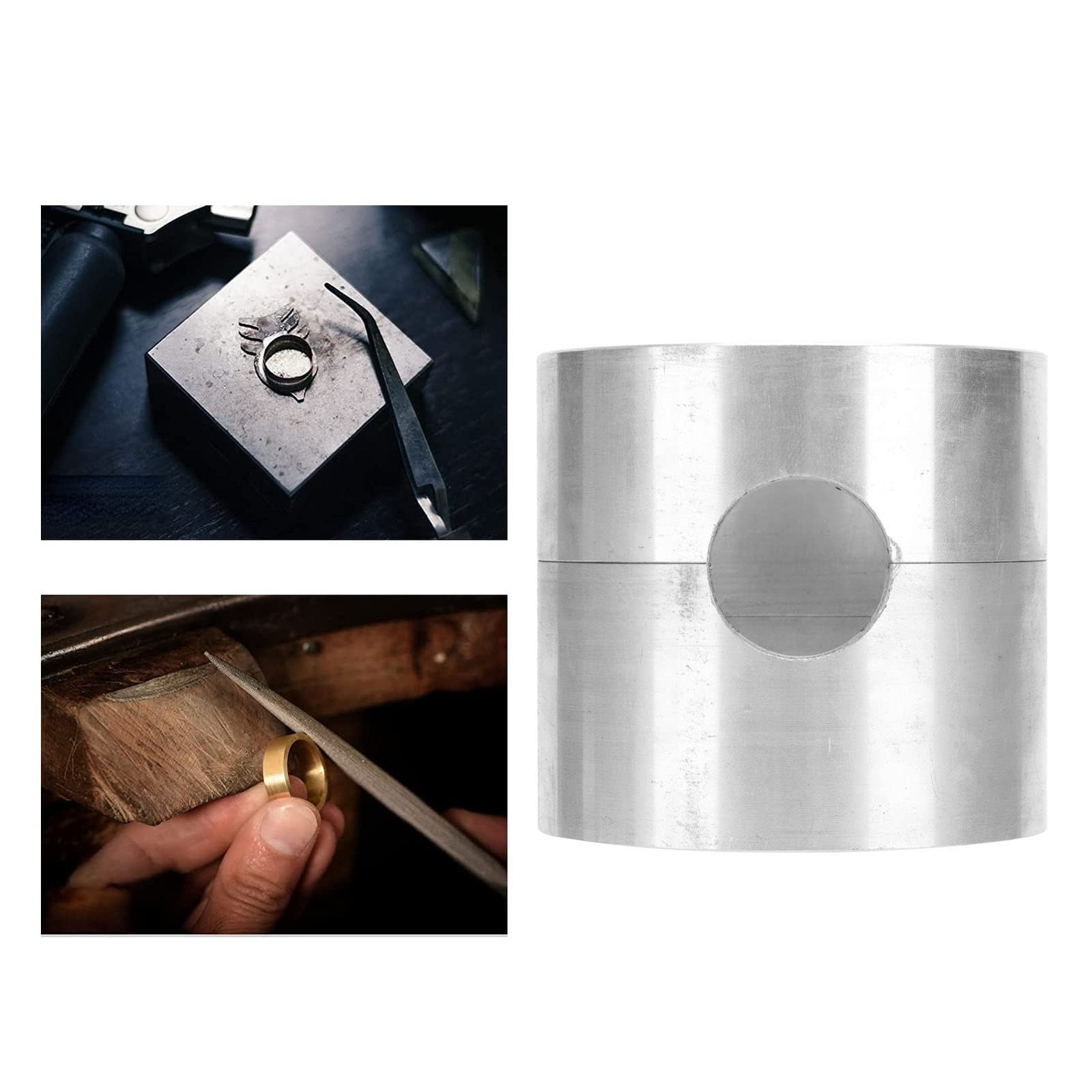 CYSFETENA Sand Casting Sandbox, Aluminum Alloy Jewelry Casting Mold Melting P…
