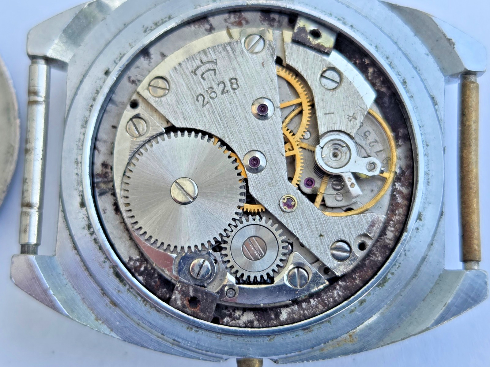 Russian Wristwatch Watch Raketa , Rocket . Made in USSR . Not working for parts.