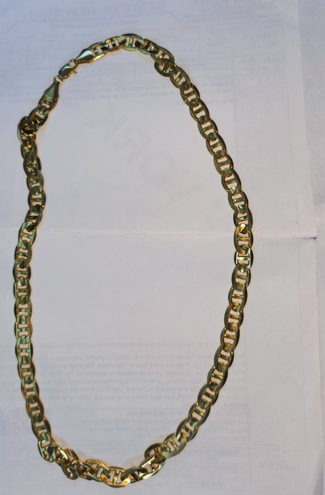 14k Solid Gold Necklace 48.44 grams